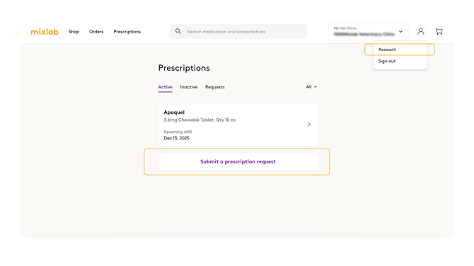 Portal_Submit Prescription